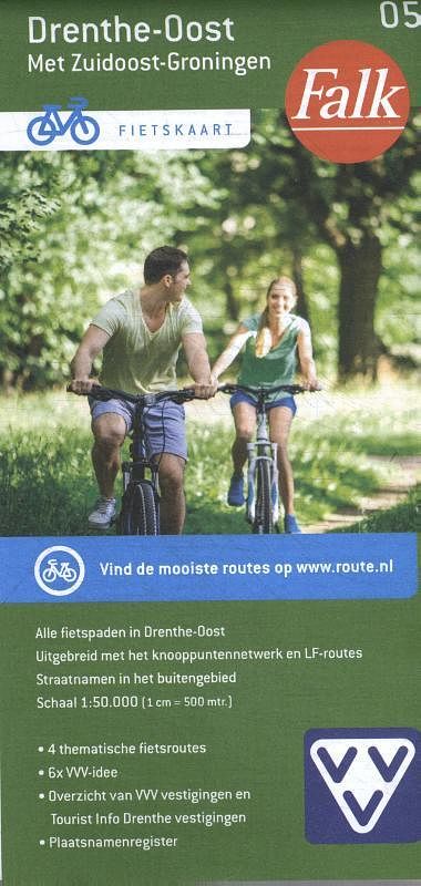 Foto van Falk vvv fietskaart 05 drenthe-oost - pakket (9789028703728)