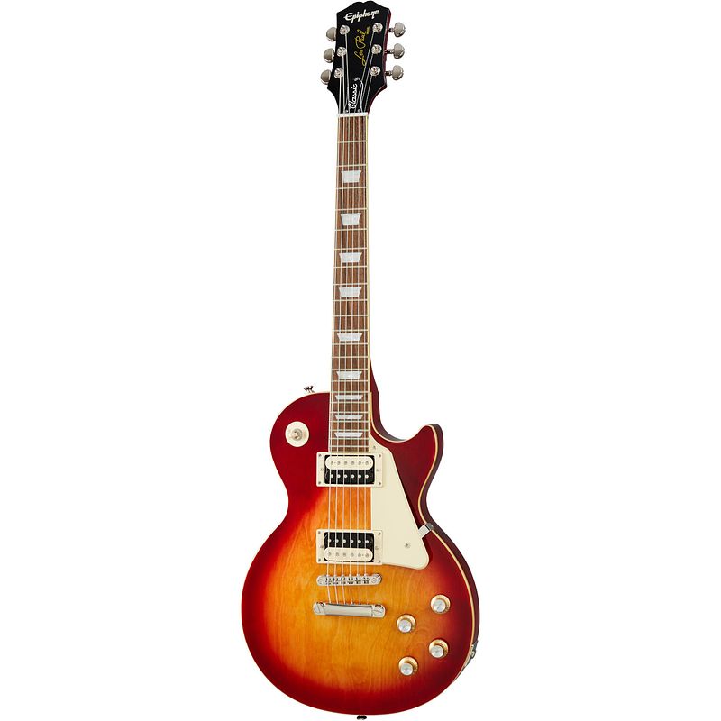 Foto van Epiphone les paul classic heritage cherry sunburst elektrische gitaar