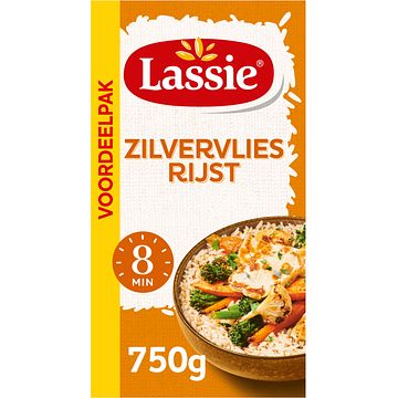 Foto van Lassie zilvervliesrijst voordeelpak 750g bij jumbo