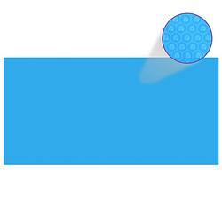 Foto van Vidaxl zwembadhoes rechthoekig 1200x600 cm pe blauw