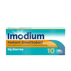 Foto van Imodium instant smelttabletten bij diarree, 10 stuks bij jumbo