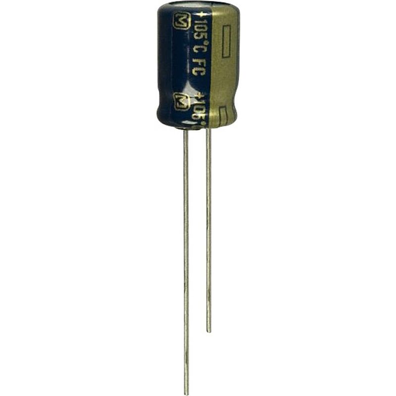 Foto van Panasonic eeu-fc1j680 elektrolytische condensator radiaal bedraad 3.5 mm 68 µf 63 v 20 % (ø) 8 mm 1 stuk(s)