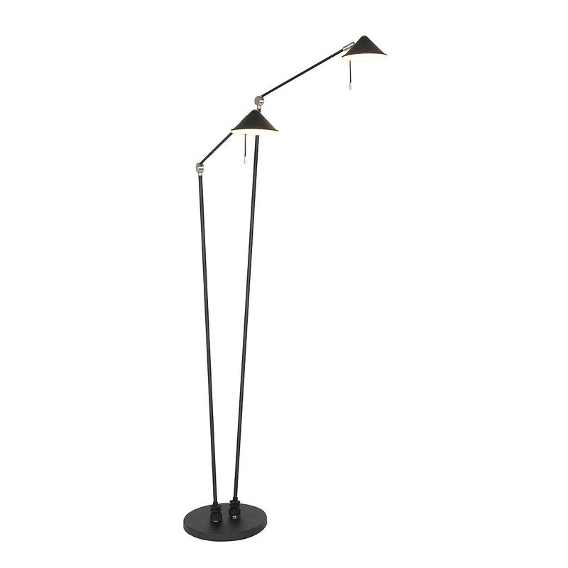 Foto van Moderne vloerlamp - steinhauer - kunststof - modern - led - l: 22cm - voor binnen - woonkamer - eetkamer -