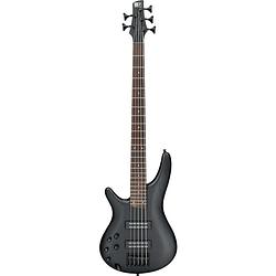 Foto van Ibanez sr305ebl-wk weathered black lh 5-snarige basgitaar