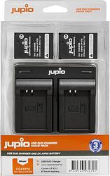 Foto van Jupio kit: battery lp-e12 (2x) + usb dual charger
