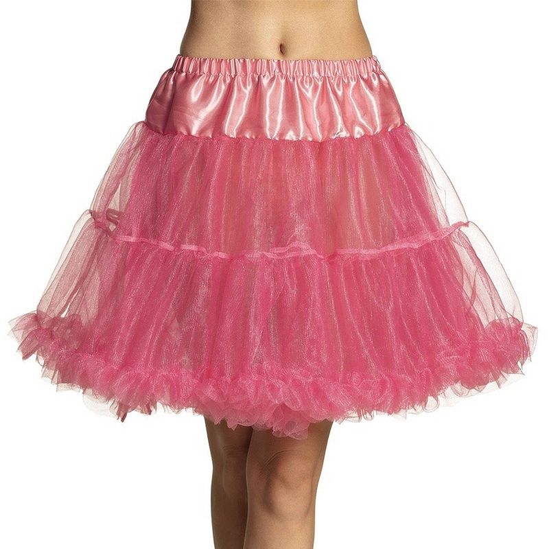 Foto van Roze petticoat voor dames 45 cm