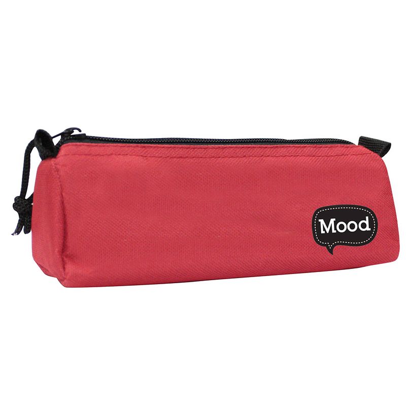 Foto van Mood etui chrome junior 21 x 7 x 7 cm polyester rood