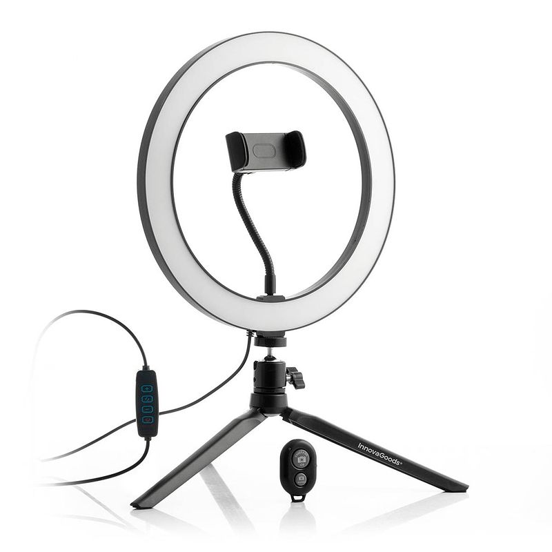 Foto van Selfie ringlamp met driepoot en afstandsbediening youaro innovagoods