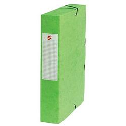 Foto van 5 star elastobox, rug van 6 cm, groen