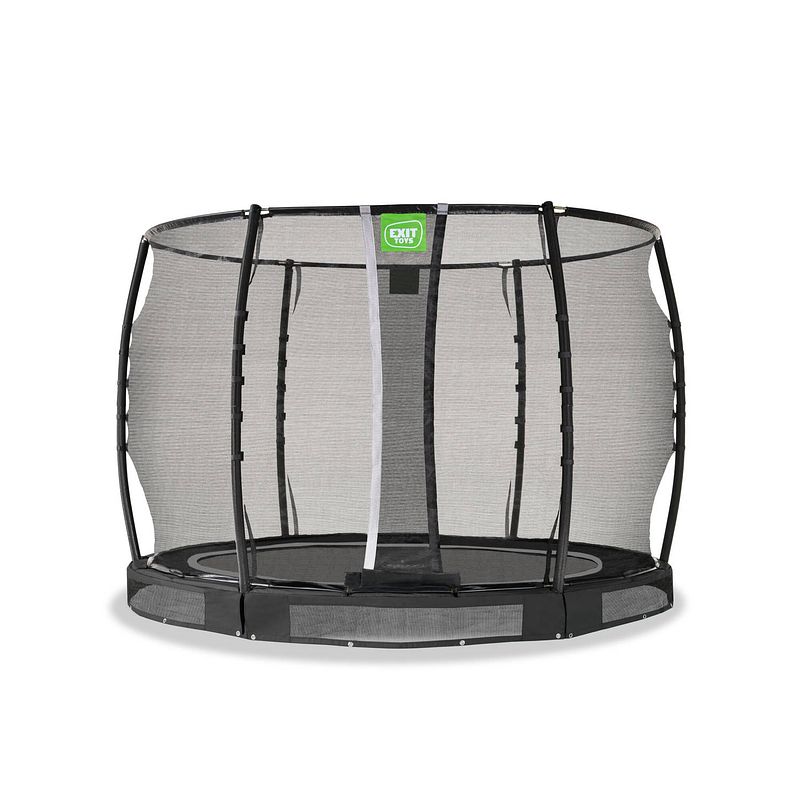 Foto van Exit allure premium inground trampoline ø305cm - zwart