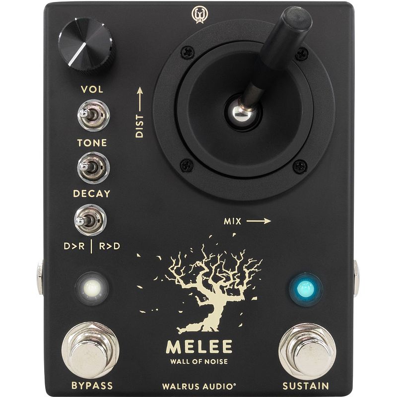 Foto van Walrus audio melee black - wall of noise - reverb / distortion met joystick