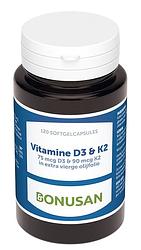 Foto van Bonusan vitamine d3 & k2 softgel capsules