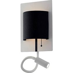 Foto van Eco-light led-pop-wb led-pop-wb led-wandlamp 6 w led wit, zwart