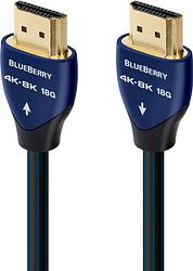 Foto van Audioquest blueberry hdmi 2.0b kabel 2 meter blauw