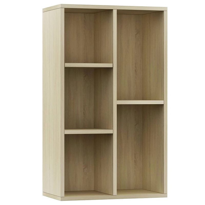 Foto van The living store boekenkast spaanplaat - 50 x 25 x 80 cm - sonoma eiken