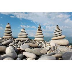 Foto van Dimex stack of stones vlies fotobehang 375x250cm 5-banen