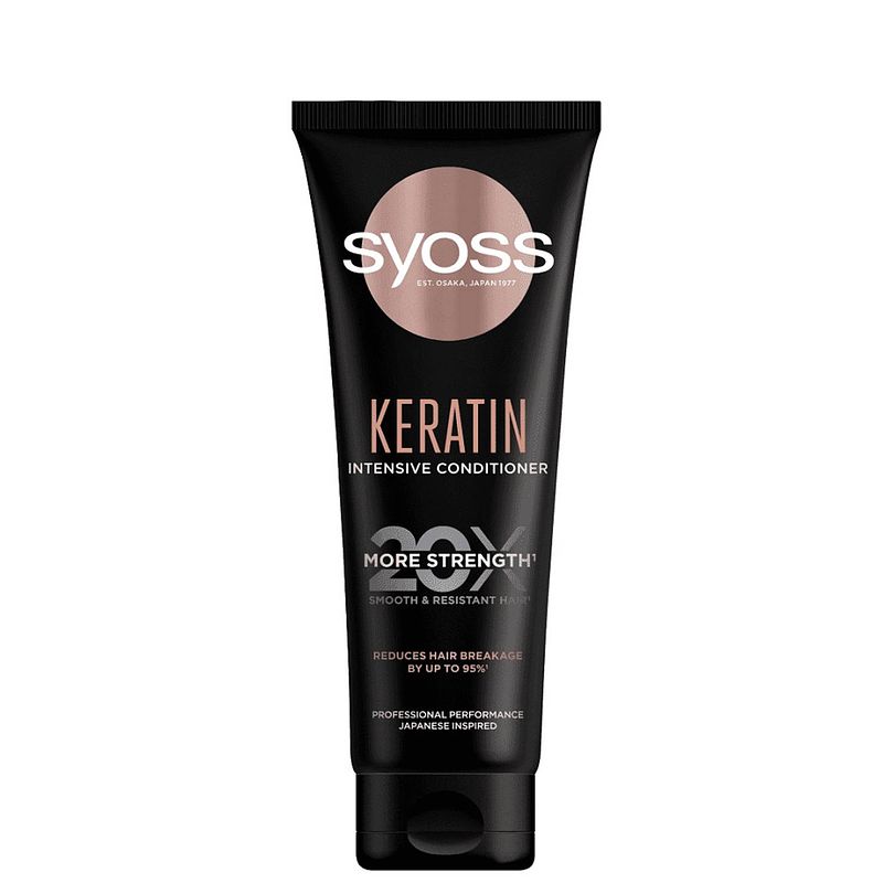 Foto van Keratine intensieve conditioner voor zwak en breekbaar haar 250ml