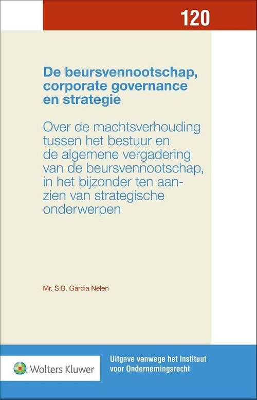 Foto van De beursvennootschap, corporate governance en strategie - paperback (9789013160192)