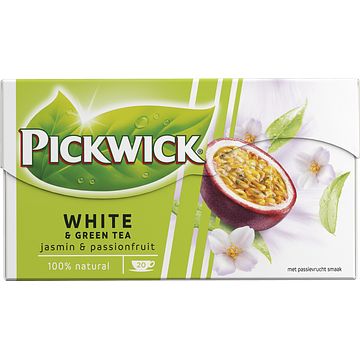 Foto van Pickwick jasmin passionfruit witte en groene thee 20 stuks bij jumbo