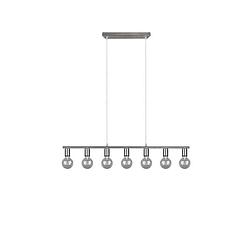 Foto van Moderne hanglamp vannes - metaal - grijs