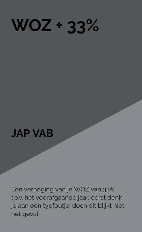 Foto van Woz + 33% - jap vab - paperback (9789464650488)