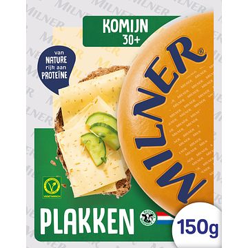 Foto van Milner komijn 30+ kaas 6 plakken 150g bij jumbo