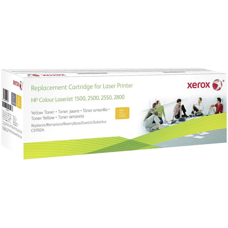 Foto van Xerox 003r99718 tonercassette vervangt hp 121a, c9702a geel 4000 bladzijden compatibel toner