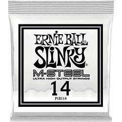 Foto van Ernie ball 10114 .014 slinky m-steel losse snaar voor elektrische gitaar