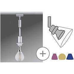 Foto van Paulmann deco pendel hanglamp urail e14 chroom (mat)