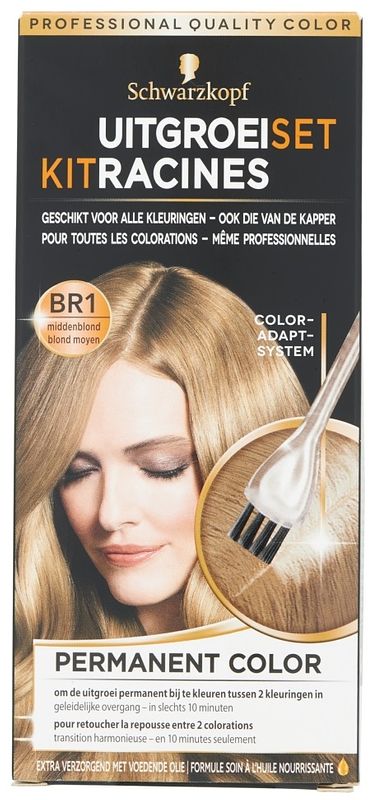 Foto van Schwarzkopf uitgroeiset br1 middenblond