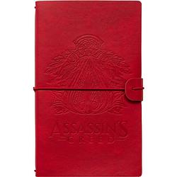 Foto van Assassin's creed notitieboek a5 19,5 x 12 cm imitatieleer rood