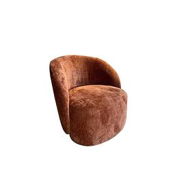 Foto van Ptmd sienne copper 52 harmonie fabric fauteuil