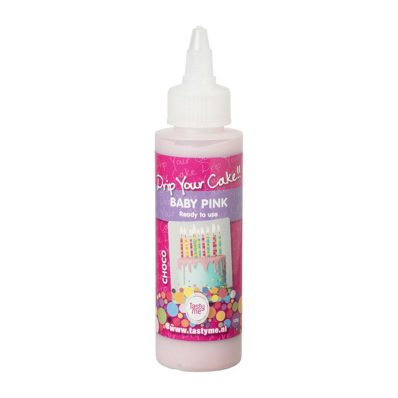 Foto van Tasty me drip your cake - licht roze - 125 g