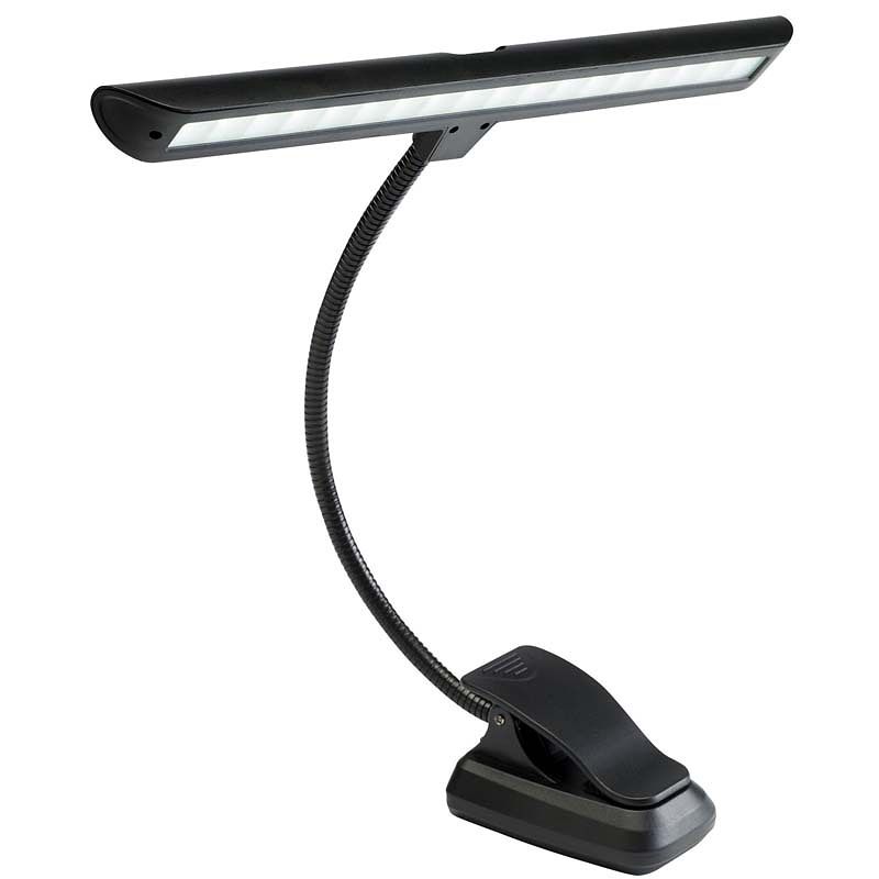 Foto van Hilec snake118deskw cob led-lamp zwanenhals warm wit licht met clip 18 led'ss