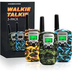 Foto van Mm brands walkie talkie voor kinderen en volwassenen - portofoon - set van 3