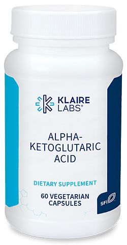 Foto van Klaire labs l-alfa-ketoglutaarzuur capsules