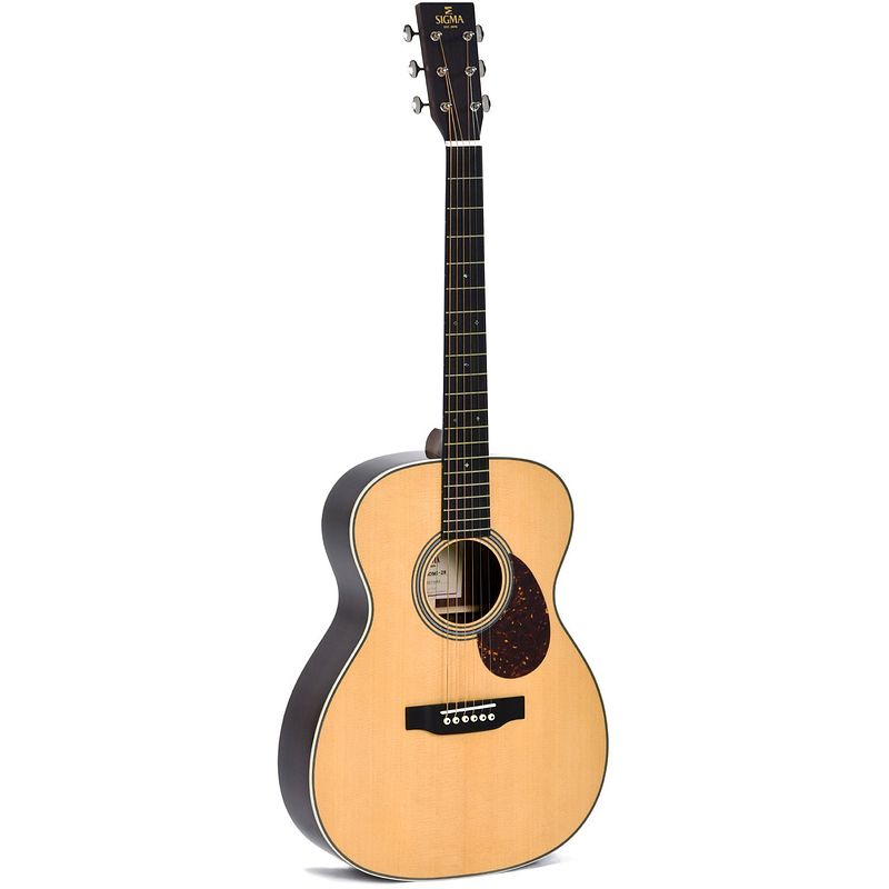 Foto van Sigma guitars somr-28 all solid akoestische westerngitaar met softcase