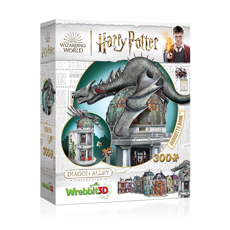 Foto van Wrebbit wrebbit 3d puzzle - harry potter gringotts bank (300)