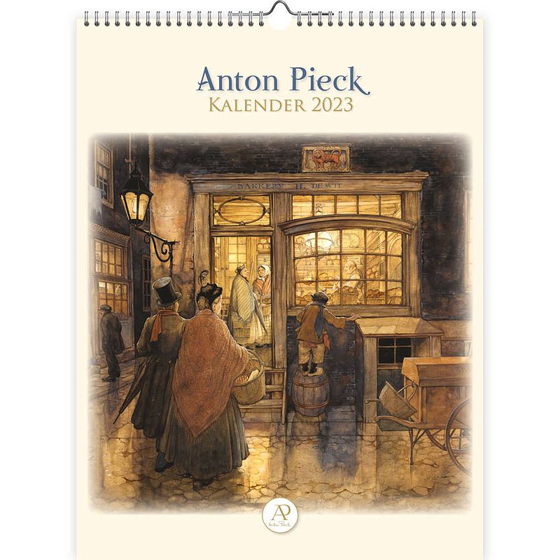 Foto van Anton pieck kalender 2023 interieur banketbakkerij