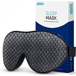 Foto van Nince premium slaapmasker - 100% verduisterend - nachtmasker - oog masker