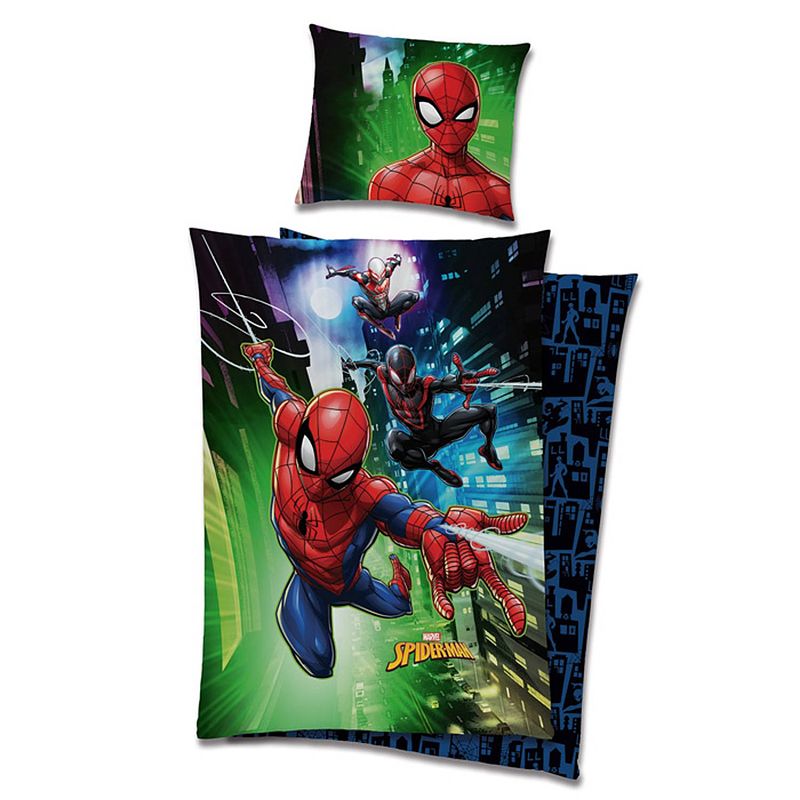 Foto van Spiderman dekbedovertrek rush - multi - 1-persoons 140x200 cm