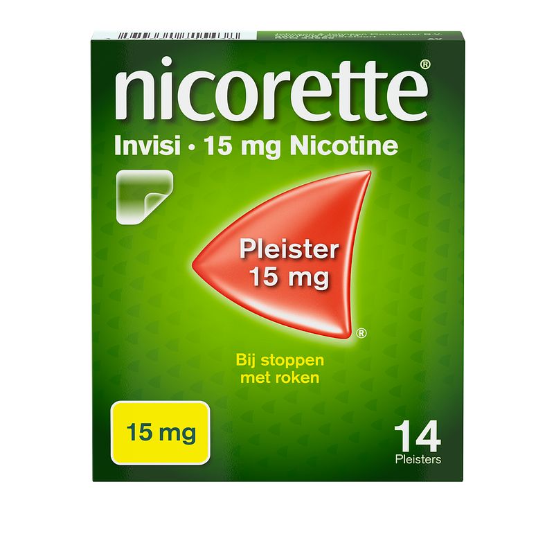 Foto van Nicorette invisi patch pleisters 15mg