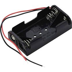 Foto van Takachi sn32 batterijhouder 2 aa (penlite) kabel (l x b x h) 57.6 x 31.2 x 15.2 mm