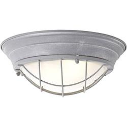 Foto van Brilliant 94492/70 typhoon plafondlamp led e27 60 w beton-grijs, wit