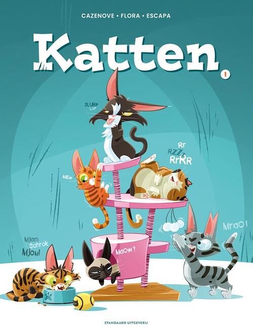 Foto van Katten strip 1 - christophe cazenove - paperback (9789462108851)