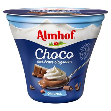 Foto van Almhof choco met slagroom original 180g bij jumbo