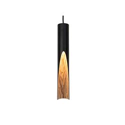 Foto van Eglo barbotto hanglamp - gu10 - ø 6 cm - zwart/bruin - staal