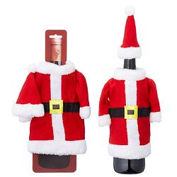 Foto van Decopatent® 2-delige kerst wijnfles pullover set - kerstmis wijnfles