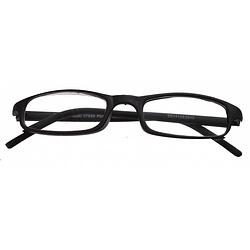 Foto van Lifetime-vision leesbril rechthoekig unisex zwart sterkte +3.50