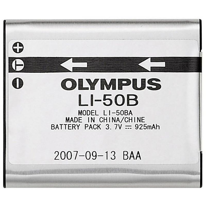 Foto van Olympus li-50b camera-accu vervangt originele accu li-50b 3.7 v 925 mah